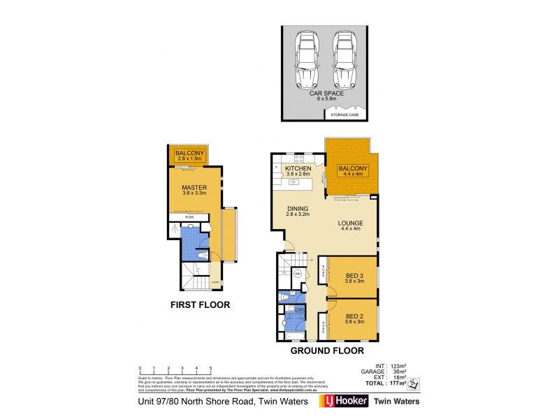 97/80 North Shore Road, Twin Waters QLD 4564 Floorplan