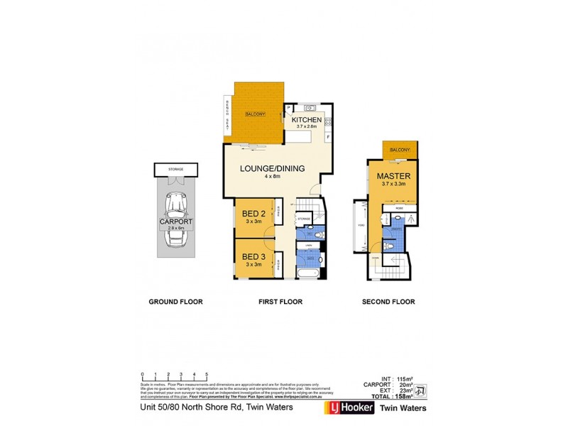 50/80 North Shore Road, Twin Waters QLD 4564 Floorplan