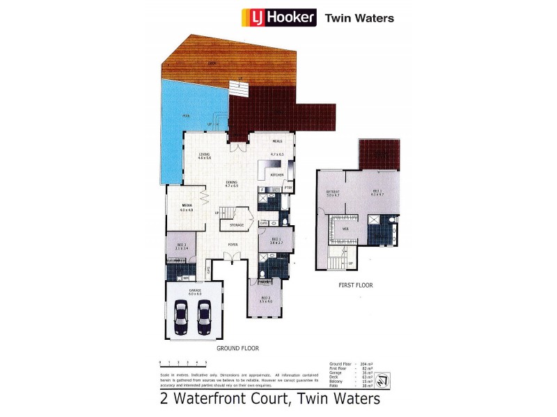 2 Waterfront Court, Twin Waters QLD 4564 Floorplan