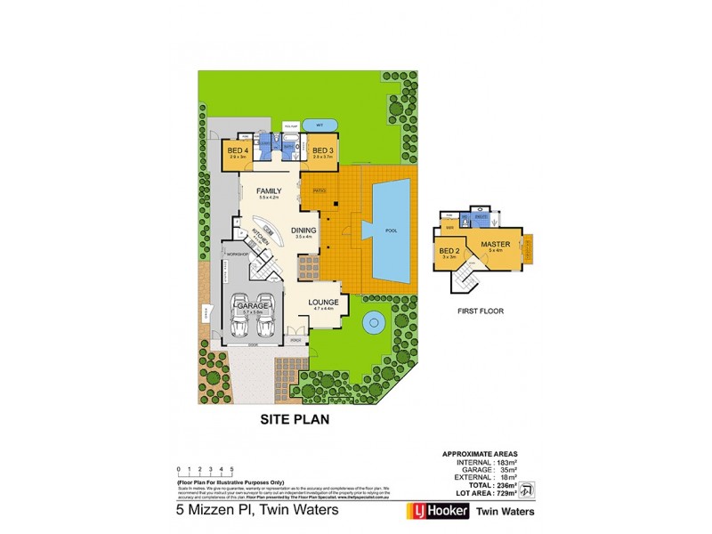 5 Mizzen Place, Twin Waters QLD 4564 Floorplan