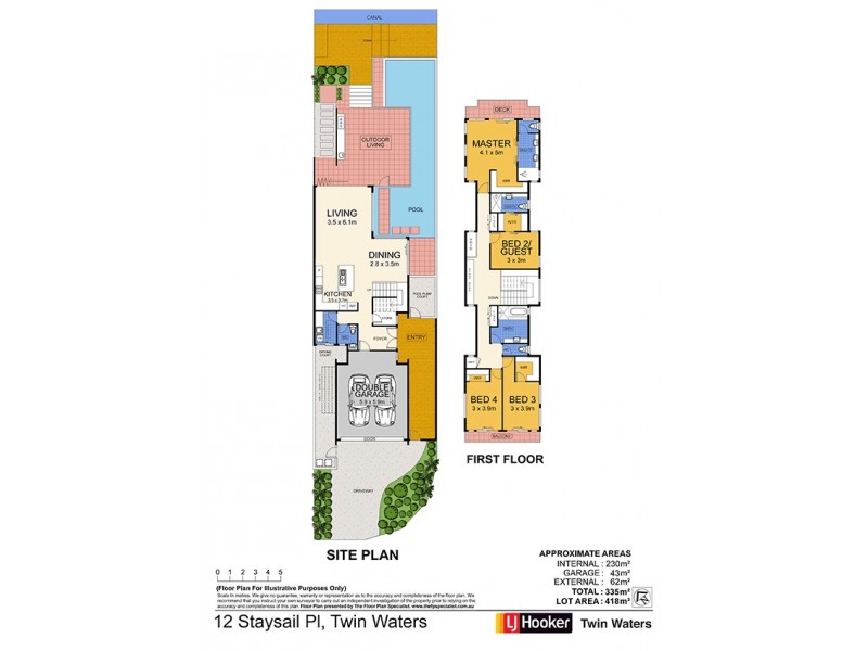 12 Staysail Place, Twin Waters QLD 4564 Floorplan