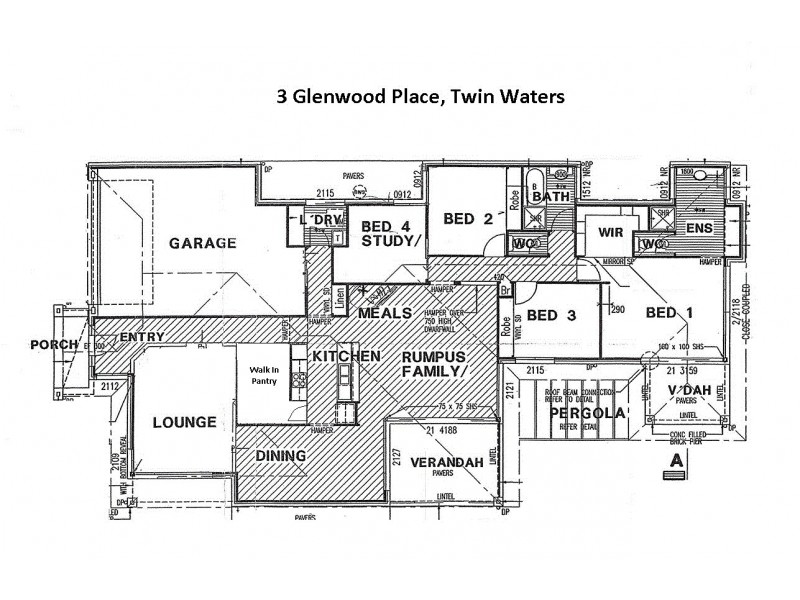3 Glenwood Place, Twin Waters QLD 4564 Floorplan