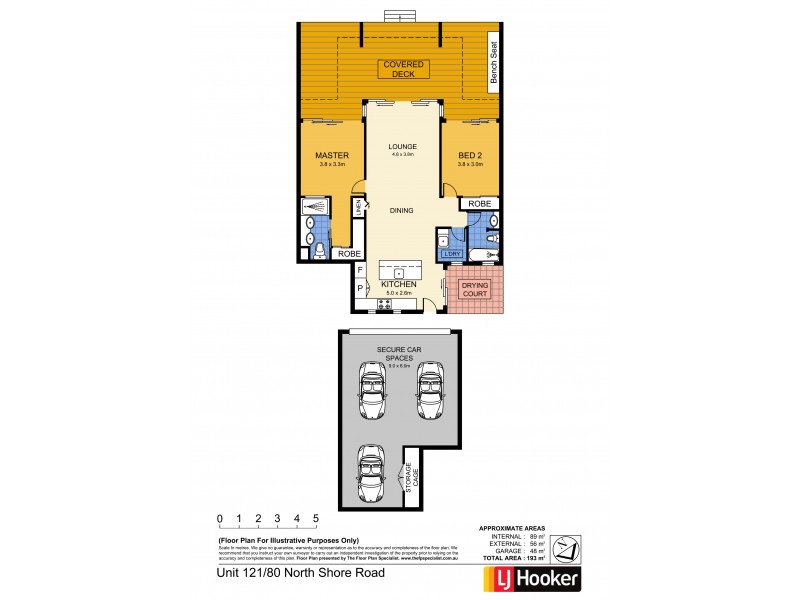 121/80 North Shore Road, Twin Waters QLD 4564 Floorplan