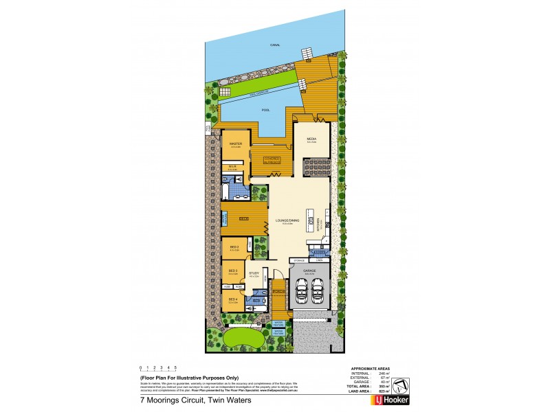 7 Moorings Circuit, Twin Waters QLD 4564 Floorplan