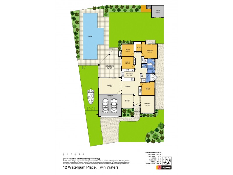 12 Watergum Place, Twin Waters QLD 4564 Floorplan