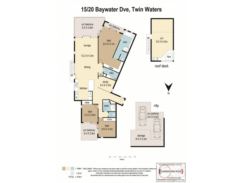 15/20 Baywater Drive, Twin Waters QLD 4564 Floorplan