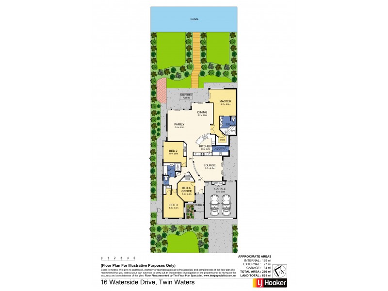 16 Waterside Drive, Twin Waters QLD 4564 Floorplan