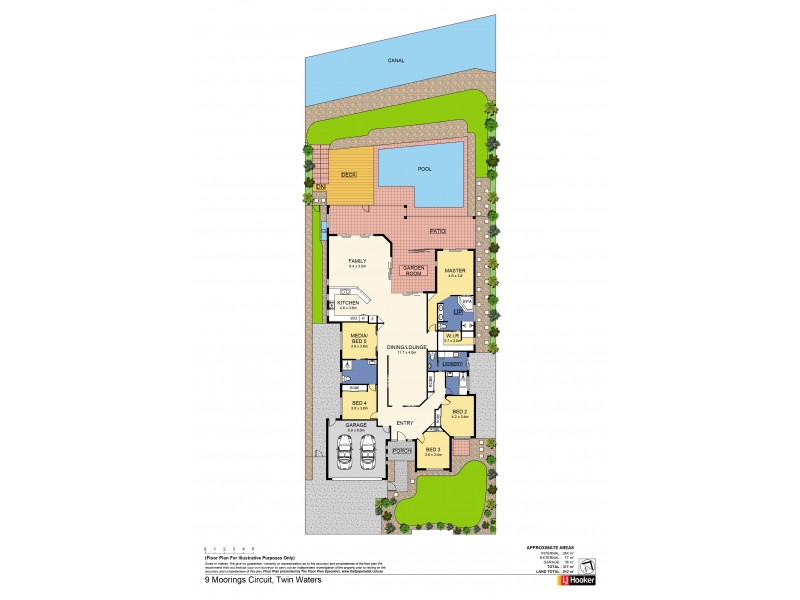 9 Moorings Circuit, Twin Waters QLD 4564 Floorplan