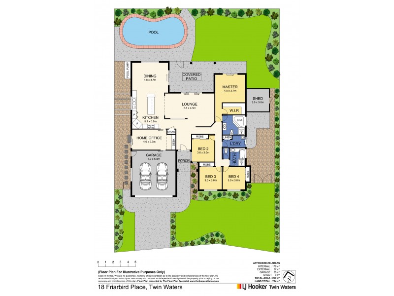 18 Friarbird Place, Twin Waters QLD 4564 Floorplan