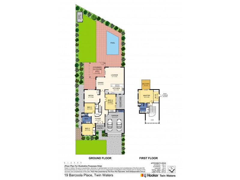 19 Barcoola Place, Twin Waters QLD 4564 Floorplan