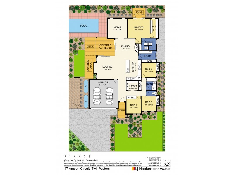 47 Ameen Circuit, Twin Waters QLD 4564 Floorplan