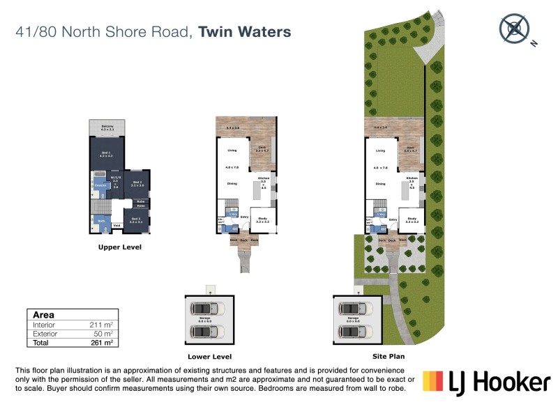 41/80 North Shore Road, Twin Waters QLD 4564 Floorplan
