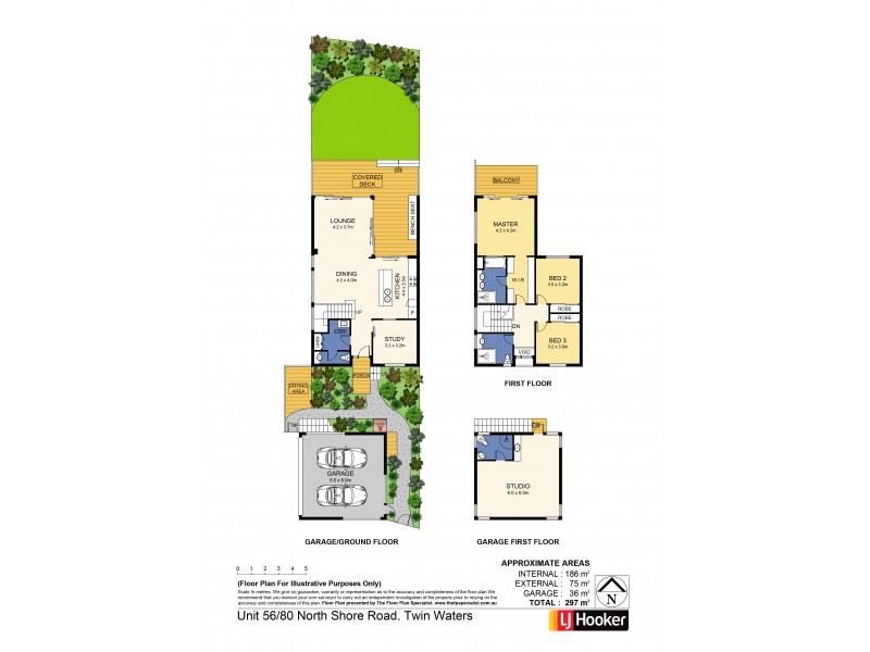 56/80 North Shore Rd, Twin Waters QLD 4564 Floorplan