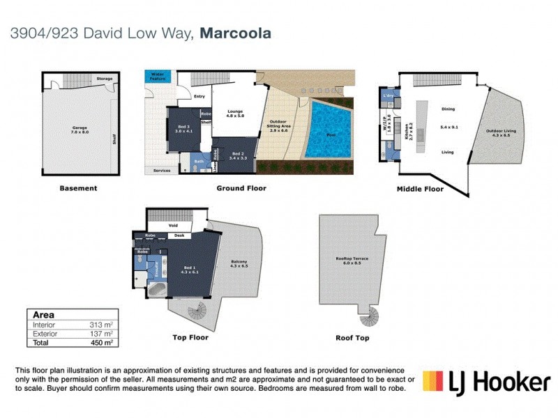 3904/923 David Low Way, Marcoola QLD 4564 Floorplan
