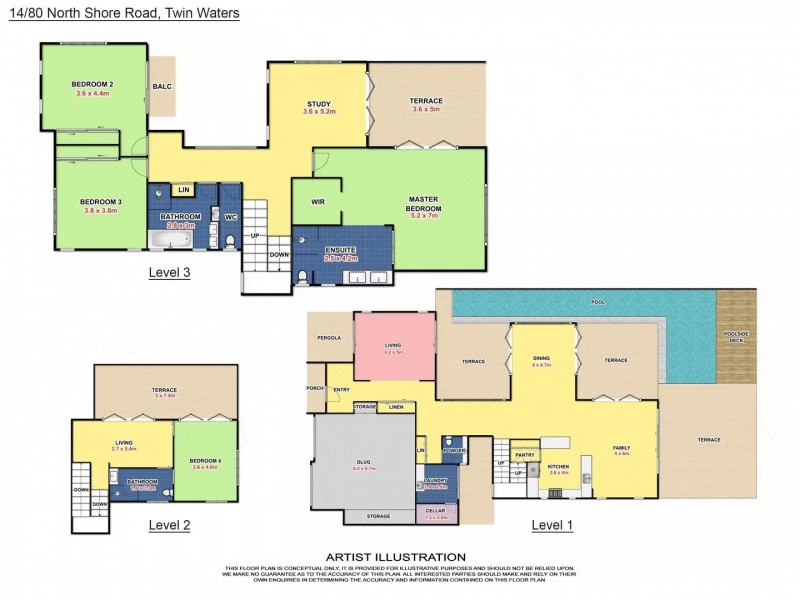 14/80 North Shore Road, Twin Waters QLD 4564 Floorplan