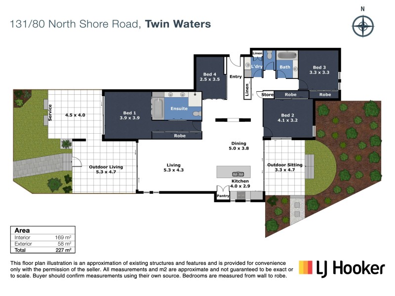 131/80 North Shore Road, Twin Waters QLD 4564 Floorplan