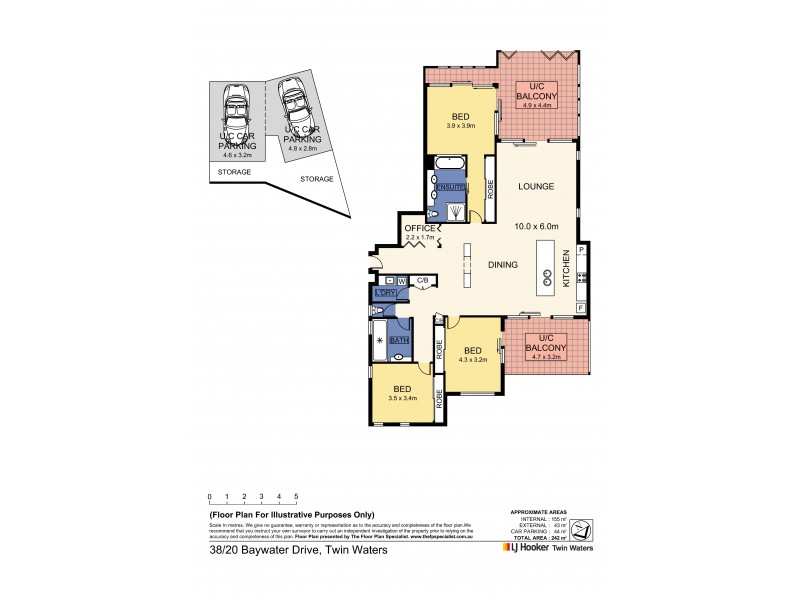 38/20 Baywater Drive, Twin Waters QLD 4564 Floorplan