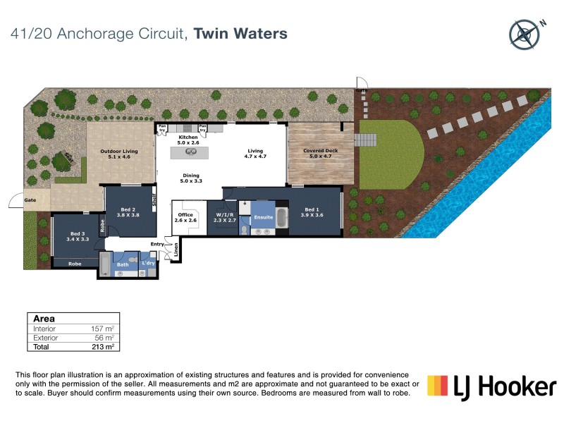 41/20 Anchorage Circuit, Twin Waters QLD 4564 Floorplan