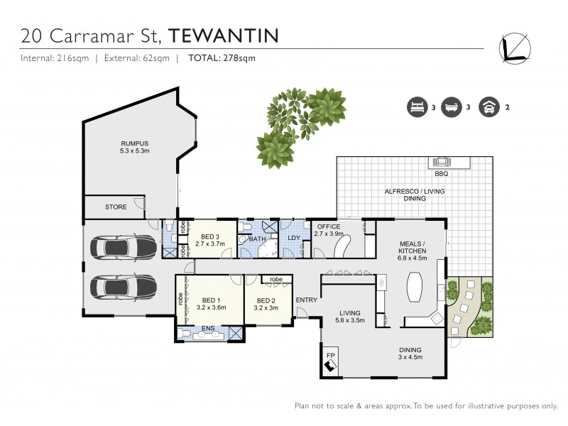 20 Carramar Street, Tewantin QLD 4565 Floorplan