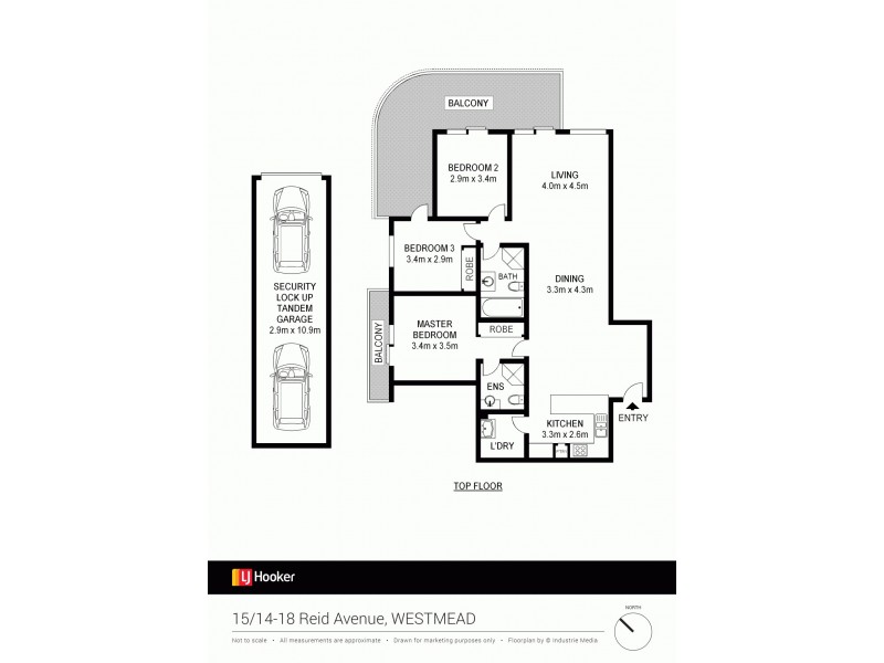 15/14 Reid Avenue, Westmead NSW 2145 Floorplan