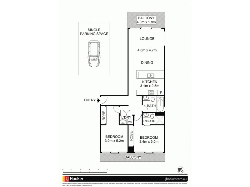 404/138-140 Church Street, Parramatta NSW 2150 Floorplan