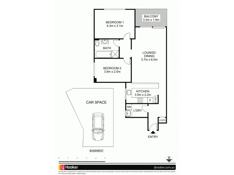 65/504 Church Street, North Parramatta NSW 2151 Floorplan