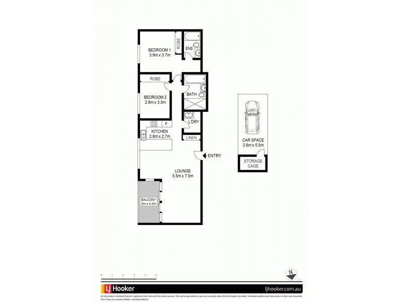 3/21-23 Grose Street, Parramatta NSW 2150 Floorplan