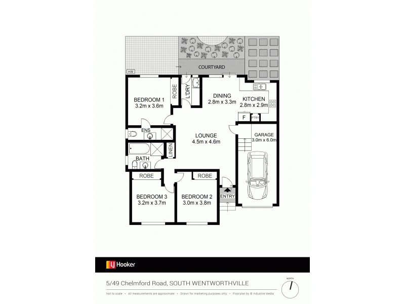 5/49 Chelmsford Road, South Wentworthville NSW 2145 Floorplan