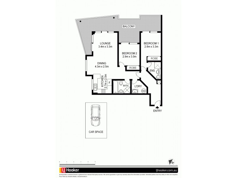 506/19-21 Good Street, Parramatta NSW 2150 Floorplan