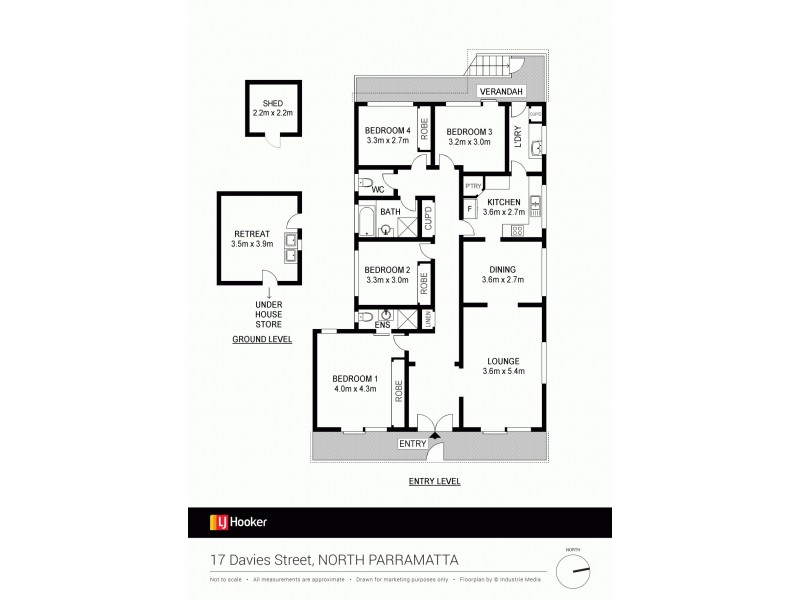 17 Davies Street, North Parramatta NSW 2151 Floorplan