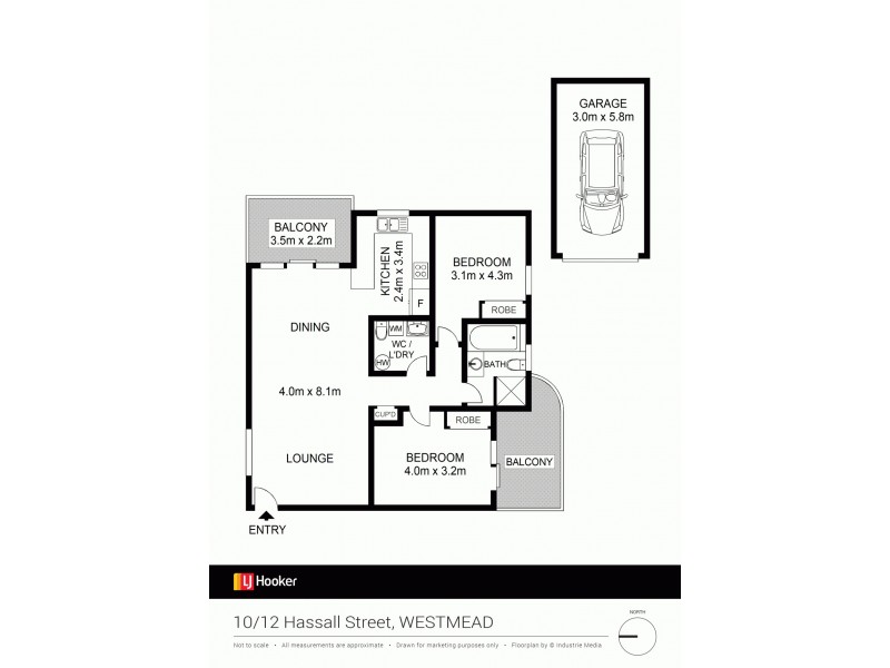 10/12 Hassall Street, Westmead NSW 2145 Floorplan