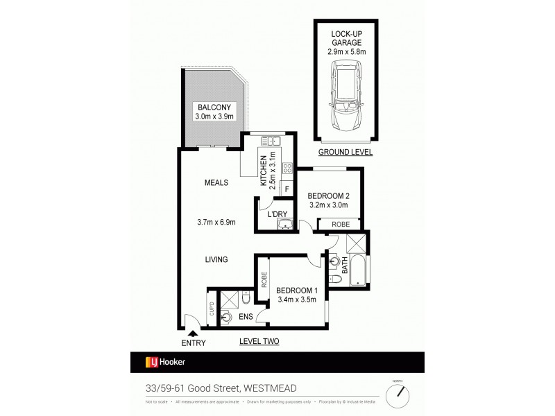 33/59-61 Good Street, Westmead NSW 2145 Floorplan