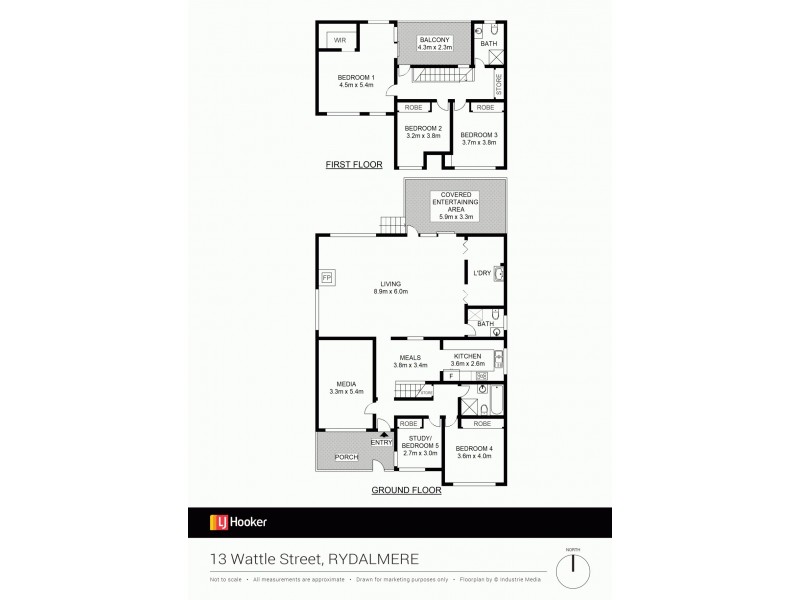 13 Wattle Street, Rydalmere NSW 2116 Floorplan