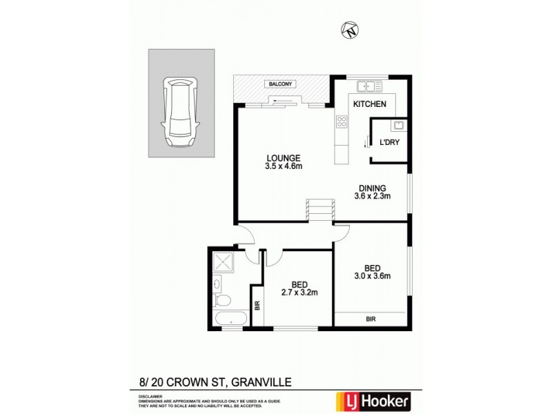 8/20 Crown Street, Granville NSW 2142 Floorplan