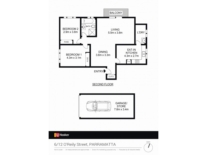6/12 O’Reilly Street, Parramatta NSW 2150 Floorplan