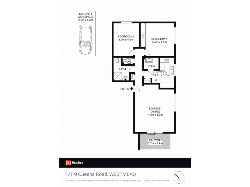 1/7-9 Queens Road, Westmead NSW 2145 Floorplan