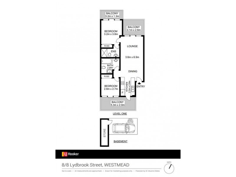 8/8-10 Lydbrook Street, Westmead NSW 2145 Floorplan