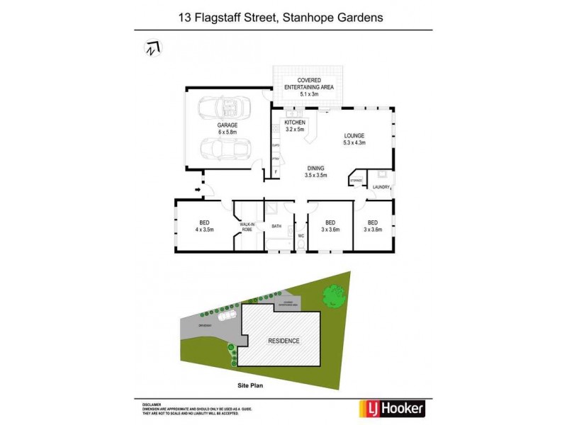 13 Flagstaff Street, Stanhope Gardens NSW 2768 Floorplan