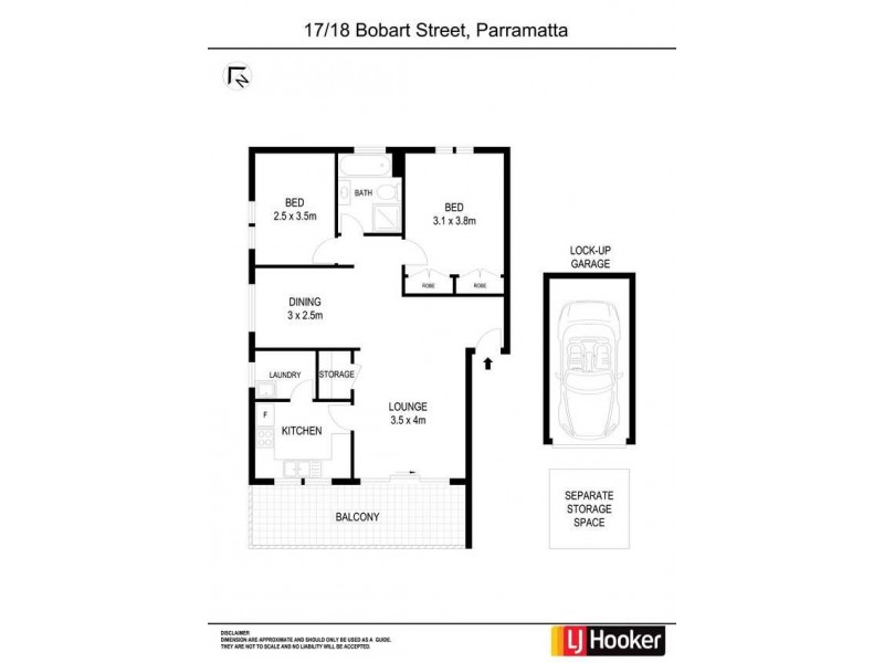17/18 Bobart Street, Parramatta NSW 2150 Floorplan