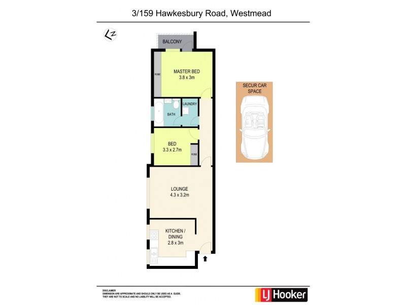 3/159 Hawkesbury Road, Westmead NSW 2145 Floorplan