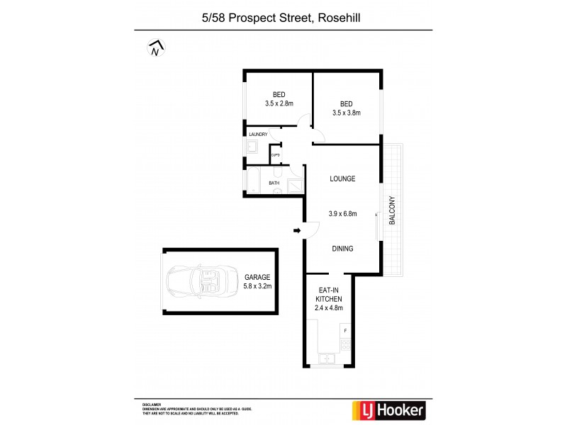 5/58 Prospect Street, Rosehill NSW 2142 Floorplan
