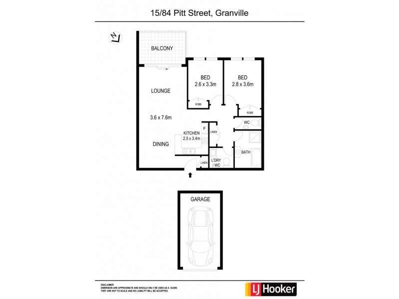 15/84 Pitt Street, Granville NSW 2142 Floorplan