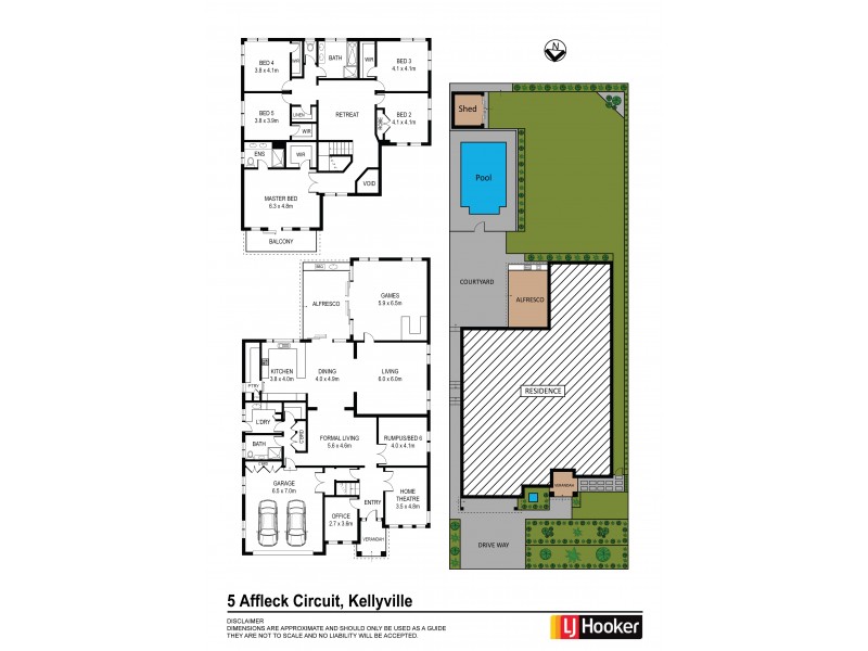 5 Affleck Circuit, Kellyville NSW 2155 Floorplan