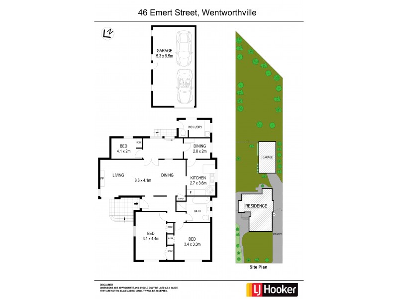 46 Emert Street, Wentworthville NSW 2145 Floorplan