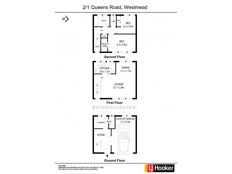 2/1 Queens Road, Westmead NSW 2145 Floorplan
