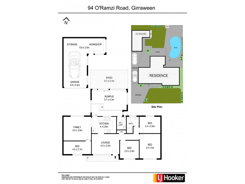 94 Oramzi Street, Girraween NSW 2145 Floorplan