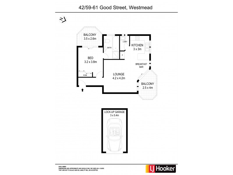 42/59-61 Good Street, Westmead NSW 2145 Floorplan