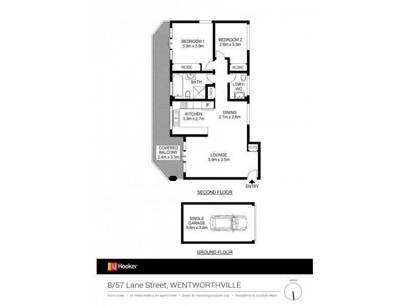 8/57 Lane Street, Wentworthville NSW 2145 Floorplan