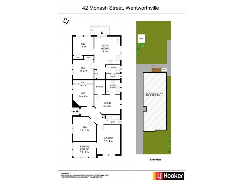 42 Monash Street, Wentworthville NSW 2145 Floorplan