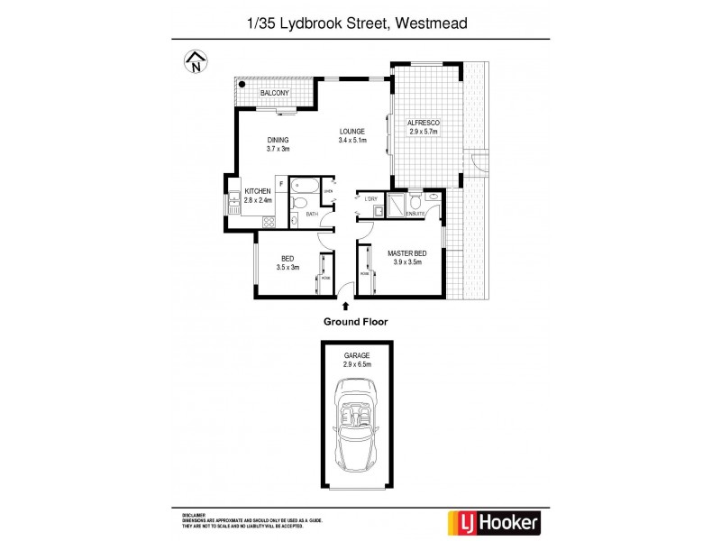 1/35-37 Lydbrook Street, Westmead NSW 2145 Floorplan